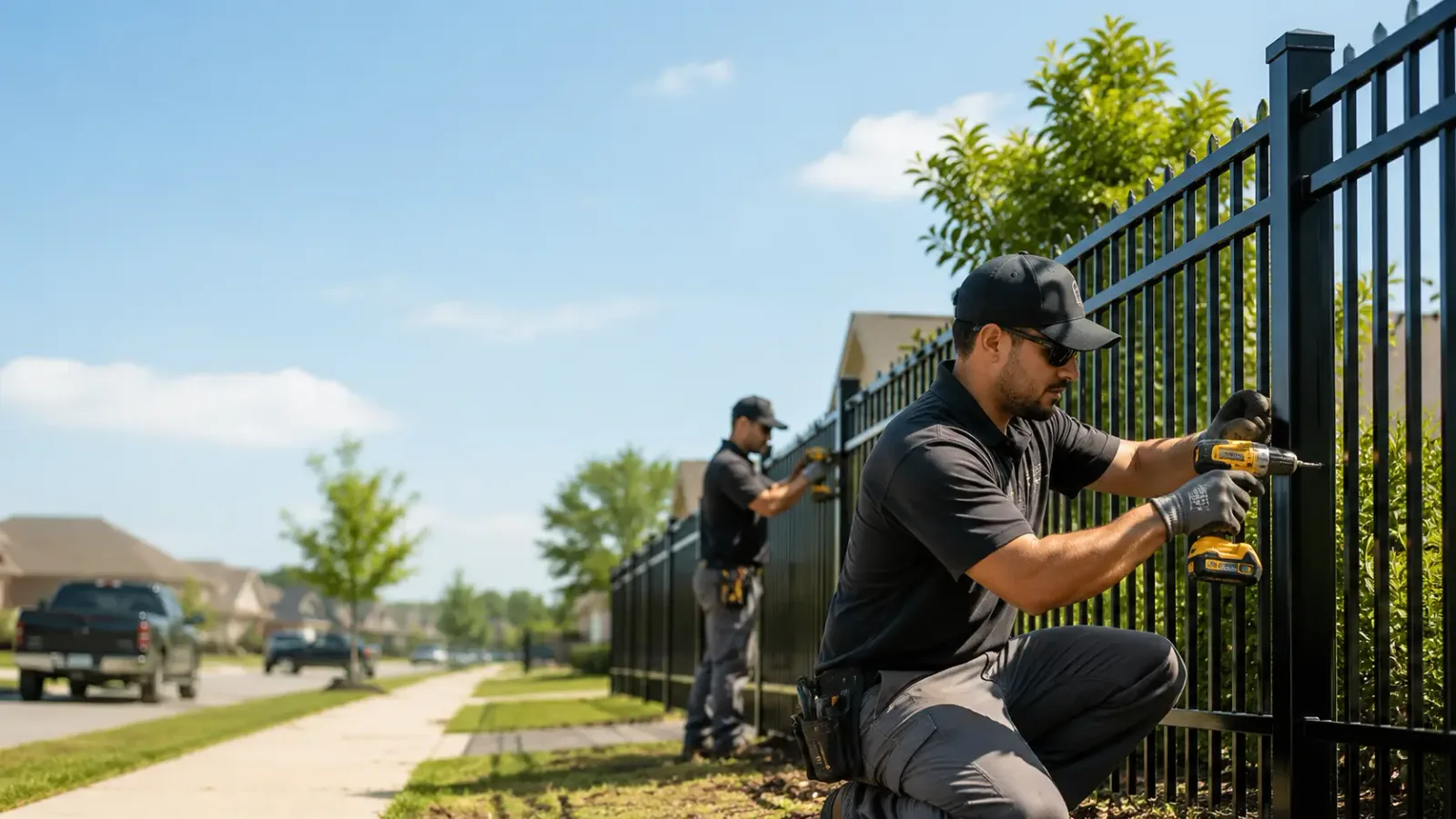 Metal Fence Installation in Portland, MO